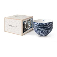 Laura Ashley 16 Sweet Allysum In Giftbox Blueprint Collectables 4-pc. Porcelain Cereal Bowl