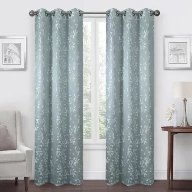 Regal Home Spiral Sheer Grommet Top Set of 2 Curtain Panel - JCPenney