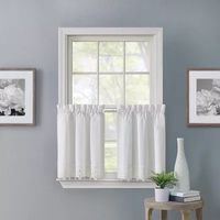 Regal Home Battenburg 2-pc. Rod Pocket Window Tier