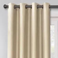 Max Blackout Mystique 100% Grommet Top Single Curtain Panel