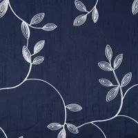 Max Blackout Mystique Grommet Top Embroidered 100% Single Curtain Panels