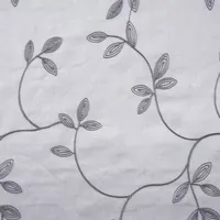 Max Blackout Mystique Rod Pocket Embroidered 100% Single Curtain Panels