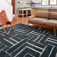 Loloi Hagen Geometric Power Loomed Indoor Rectangular Accent Rug