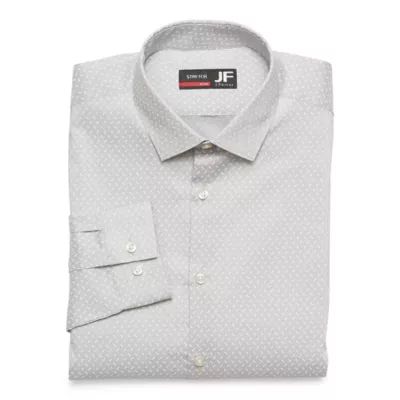 J. Ferrar Slim Mens Slim Fit Easy Care Stretch Fabric Long Sleeve Dress Shirt