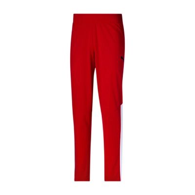 PUMA Contrast Mens Mid Rise Straight Track Pant