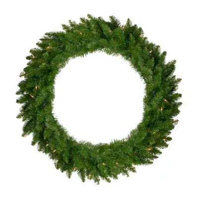 36'' Pre-Lit Eastern Pine Artificial Christmas Wreath - Clear Lights