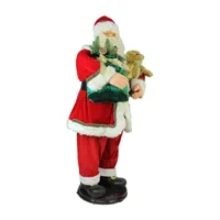 5' Deluxe Traditional Animated and Musical Dancing Santa Claus Christmas Figure