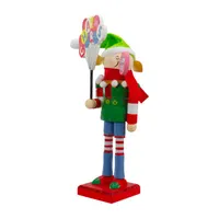 11'' Tootsie Roll Charms Blow Pop Wooden Christmas Elf Figure