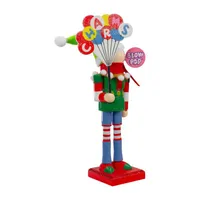 11'' Tootsie Roll Charms Blow Pop Wooden Christmas Elf Figure