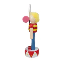 11'' Red and Yellow Charms Blow Pop Boy Tabletop Christmas Figurine