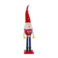 16.75'' Red and Blue Dots Christmas Nutcracker Figurine