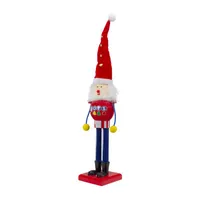 16.75'' Red and Blue Dots Christmas Nutcracker Figurine