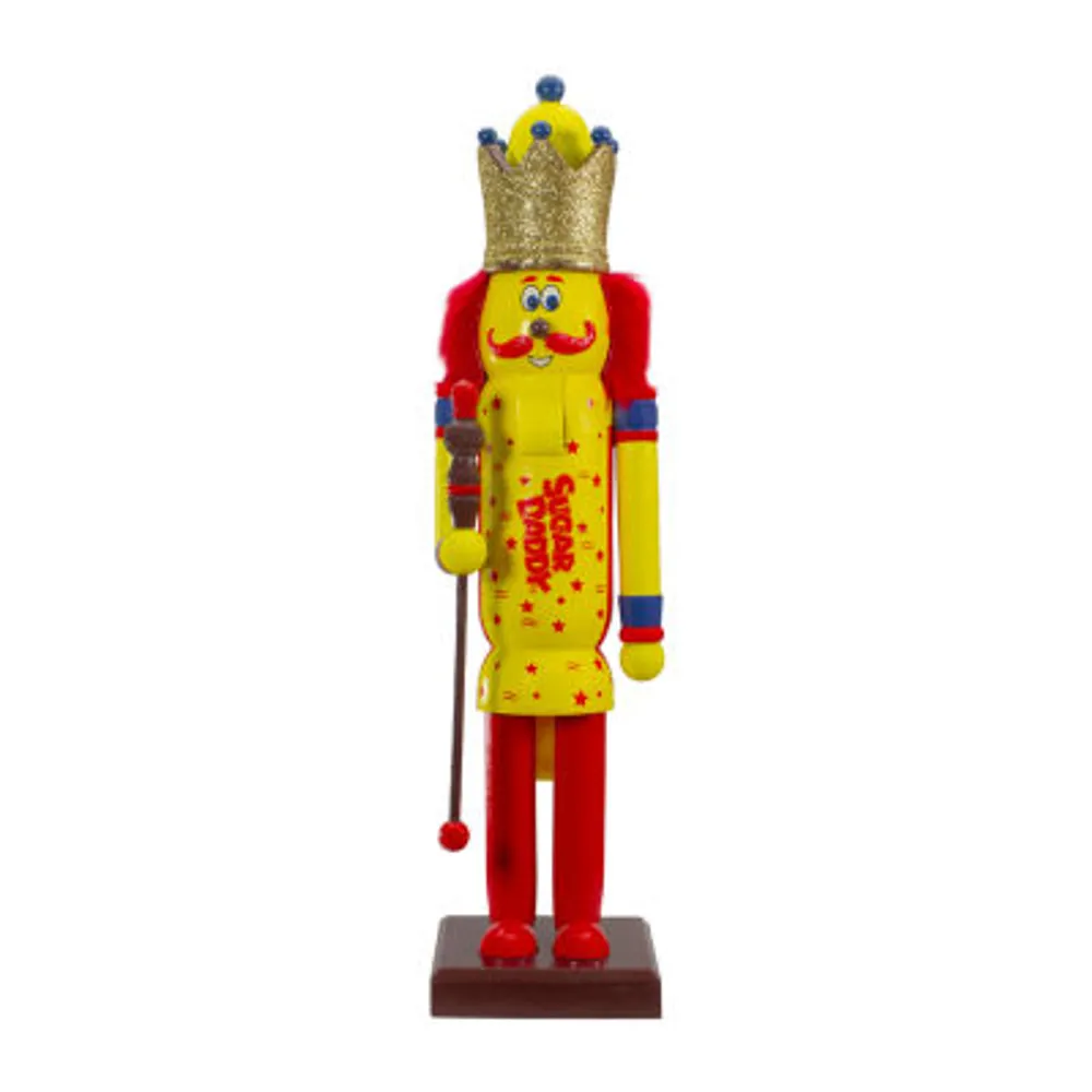 14'' Tootsie Roll Sugar Daddy Wooden Christmas Nutcracker Figure