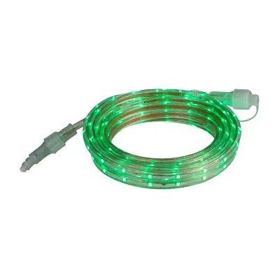 Green LED Outdoor Christmas Linear Tape Lighting - 30 ft Clear Tube