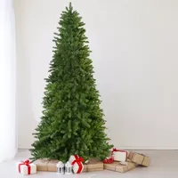 12' Slim Eastern Pine Artificial Christmas Tree - Unlit