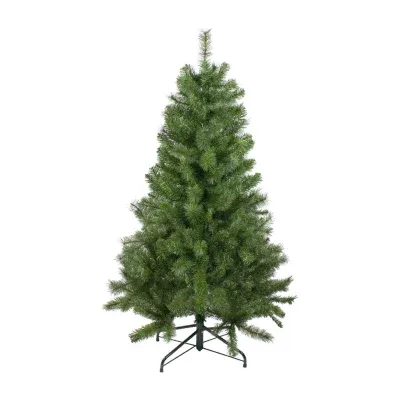 4.5' x 35'' Medium Mixed Pine Artificial Christmas Tree - Unlit