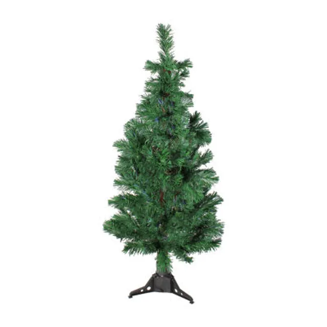 Nearly Natural 5 Foot Pine With Pine Cones And Berries And 150 Clear Led  Lights Pre-Lit Christmas Tree, Color: Green - JCPenney