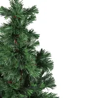 4' Pre-Lit Artificial Spiral Pine Christmas Tree - Multi Color Lights