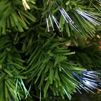 4' Pre-Lit Poinsettias Artificial Christmas Tree - Multicolor Lights