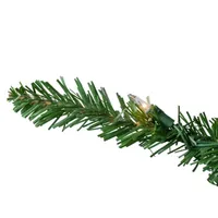 7.5' Pre-Lit Slim Eastern Pine Artificial Christmas Tree - Clear Lights