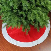 Northlight Red And White Traditional Border Tree Skirt