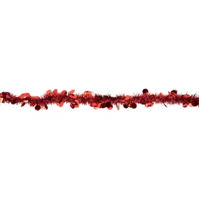 50' x 3 Iridescent Artificial Tinsel Christmas Garland - Unlit