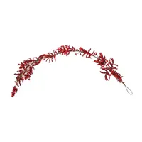 6' x 8'' Burgundy Red Berry Artificial Christmas Garland- Unlit