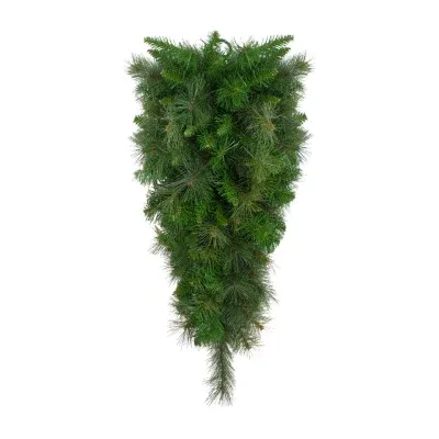 32'' Canyon Pine Artificial Christmas Teardrop Swag - Unlit