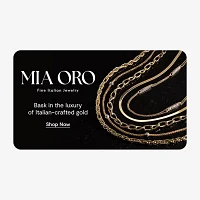 Mia Oro Womens 14K Two Tone Gold 18 Inch Link Necklace