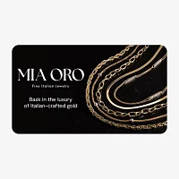 Mia Oro 14K Gold 20 Inch Hollow Cable Chain Necklace