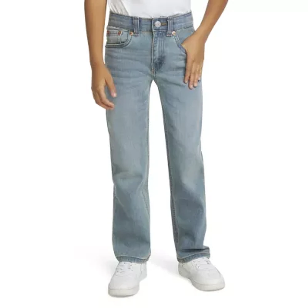 Levi's Little Boys Adjustable Waist Mid Rise 514 Straight Leg Jean