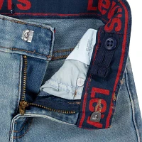 Levi's Little Boys Adjustable Waist Mid Rise 514 Straight Leg Jean