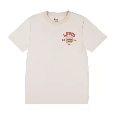 Levi's Big Boys Crew Neck Short Sleeve Graphic T-Shirt