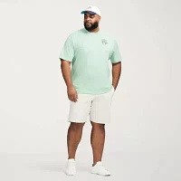 IZOD Big and Tall Saltwater Mens Crew Neck Short Sleeve Classic Fit Graphic T-Shirt