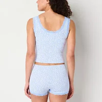 Arizona Body Womens Sleeveless U Neck Pajama Top