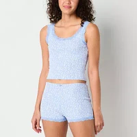 Arizona Body Womens Sleeveless U Neck Pajama Top