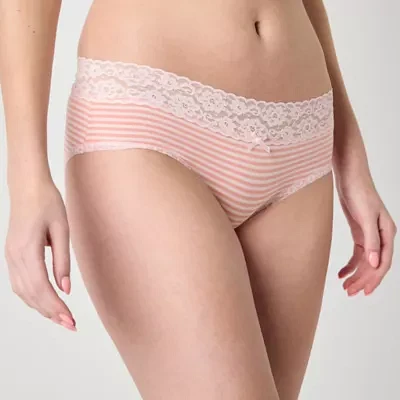 Arizona Body Cotton with Lace Hipster Panty