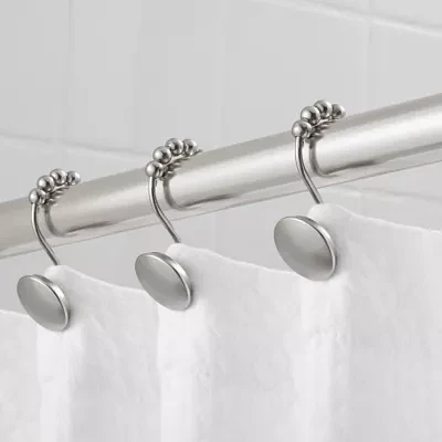 Maytex Mills Luminex Peyton Glide Shower Curtain Hooks