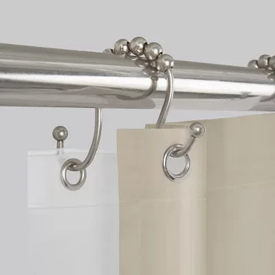 Maytex Mills Luminex Open Double Glide Shower Curtain Hooks