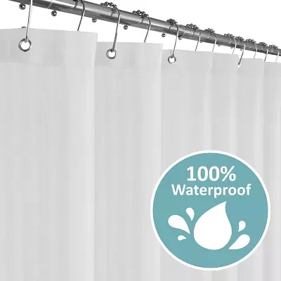 Maytex Mills Waterproof Herringbone Shower Curtain Liner