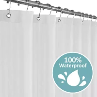 Maytex Mills Waterproof Herringbone Shower Curtain Liner