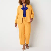 Black Label by Evan-Picone Womens Classic Fit Suit Jacket Plus