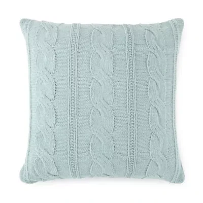 Linden Street Cable Chenille Square Throw Pillows