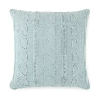 Linden Street Cable Chenille Square Throw Pillows