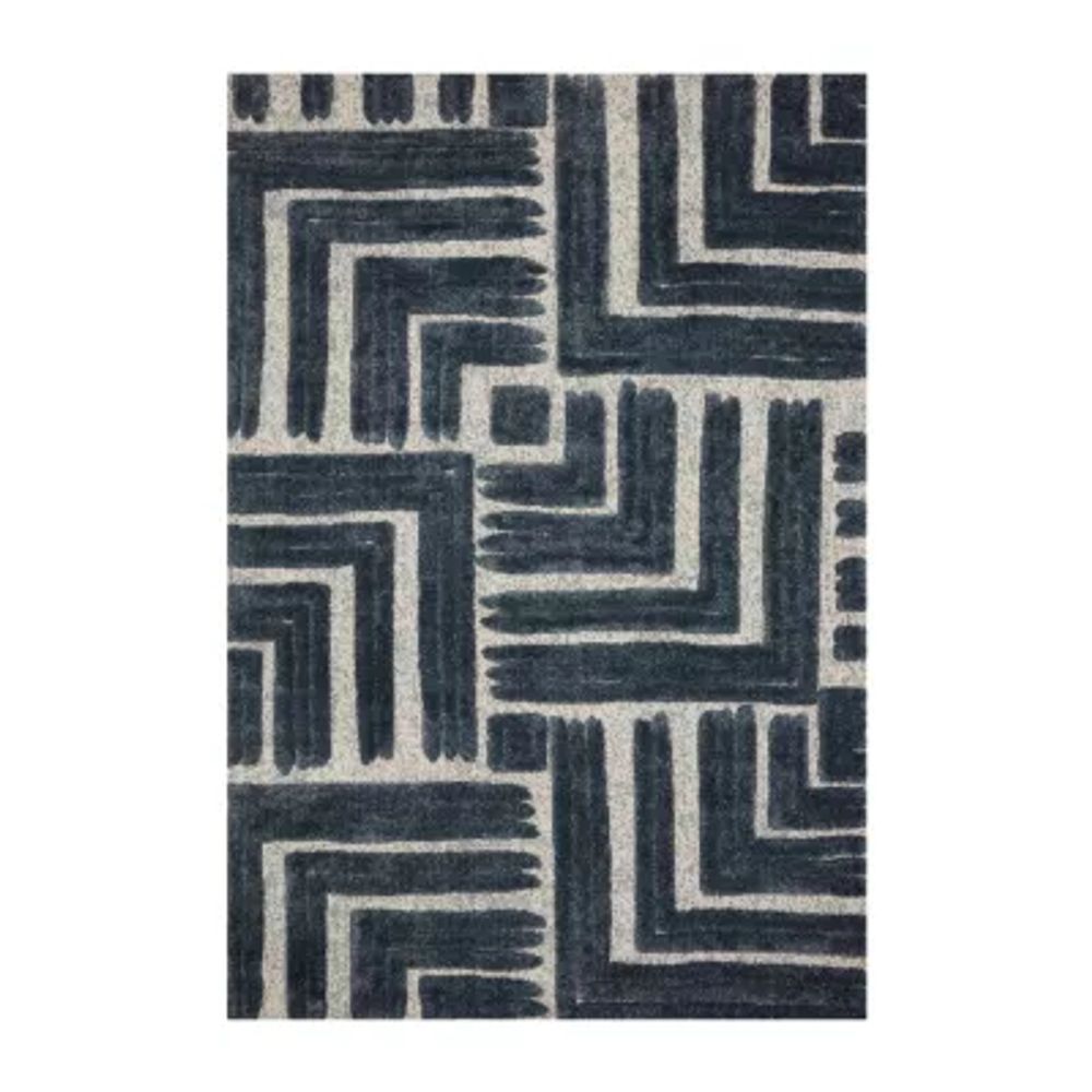 Loloi Hagen Geometric Power Loomed Indoor Rectangular Accent Rug