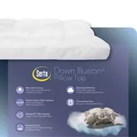 Serta Down Illusion Pillowtop Mattress Pad