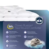 Serta Down Illusion All Season Warmth Alternative Comforter