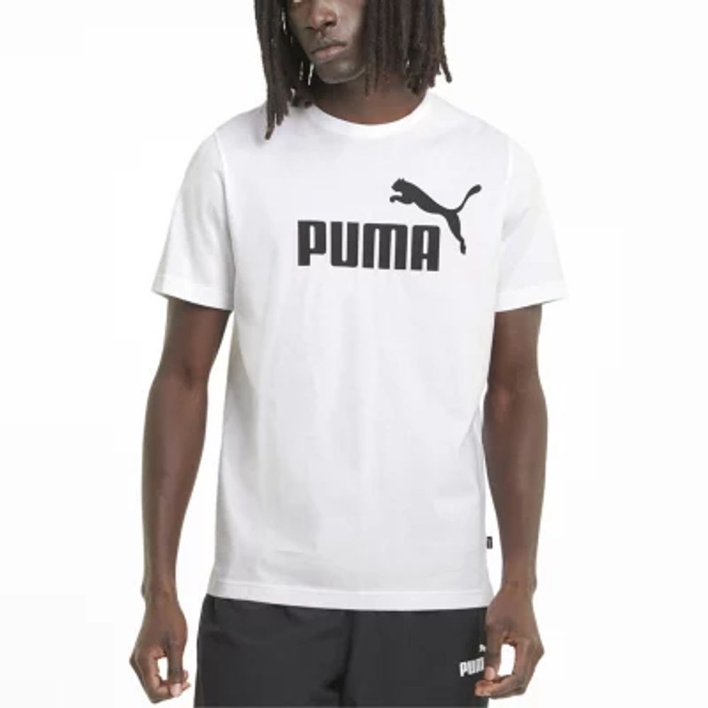 PUMA Essentials Mens Crew Neck Short Sleeve Graphic T-Shirt