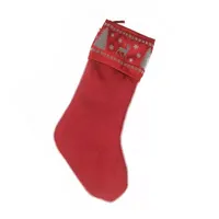 20'' Red Alpine Chic Reindeer Christmas Stocking