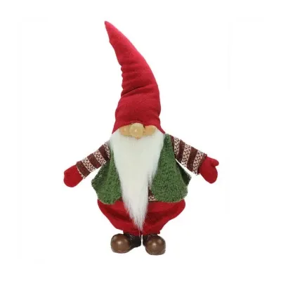 22'' Red and White Gnome Christmas Tabletop Decoration